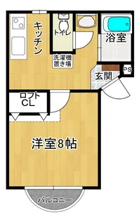 グランディ桜ヶ丘【2階】の間取り