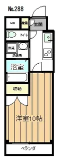 江戸橋利平治マンション【3階】の間取り
