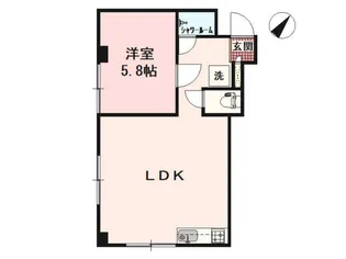 THE BALE 中央町【3階】の間取り