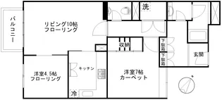 ユーロハイツ参宮橋【1階】の間取り