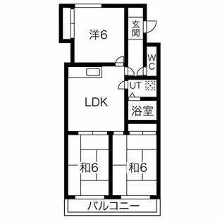 ファミールTOSHI【3階】の間取り