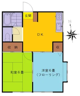 中志津パークハウス【2階】の間取り