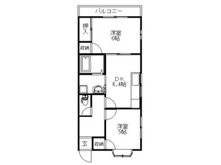 メゾンドアルスの間取り