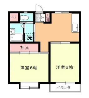 KEITWOマンション【2階】の間取り