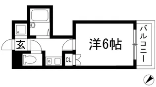 1Kの間取り画像