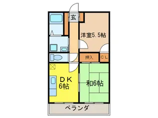 HAYASHI HAITSU【3階】の間取り