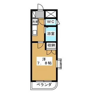 プリマヴェール六番町【2階】の間取り