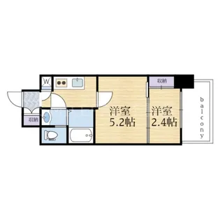 兵庫県神戸市兵庫区西出町【マンション】の間取り