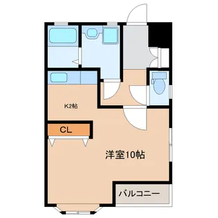 レジデンスフォーエバー【3階】の間取り