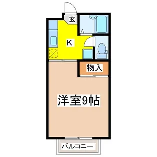 三宅ハイツA【2階】の間取り