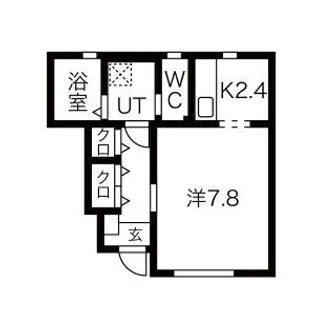 grand parace(グランドパレス)浪江 II【1階】の間取り