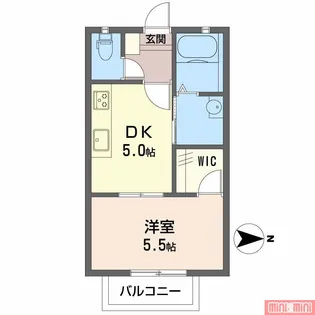 ハイツM&T【1階】の間取り