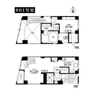 CELESTIA【8階】の間取り