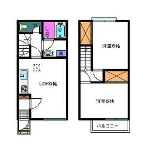 静岡県静岡市葵区瀬名川3【一戸建】の間取り