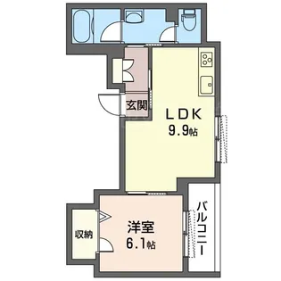プロフィット ルミエール【3階】の間取り
