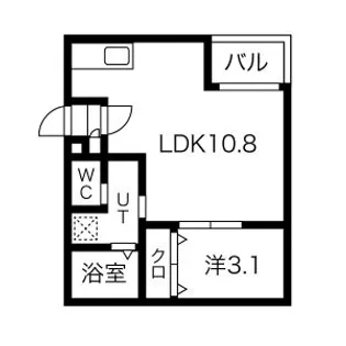 Warren shimokomenoII【2階】の間取り