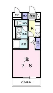 パークランド国立【2階】の間取り