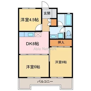 高津レジデンス【2階】の間取り