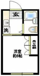 エンゼル西生田A棟【1階】の間取り