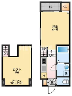 1SKの間取り画像