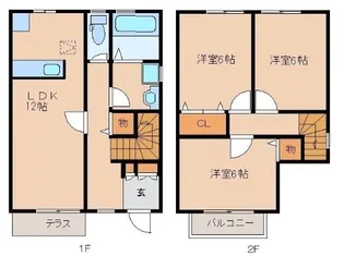 奈良県奈良市西大寺竜王町1【一戸建】の間取り
