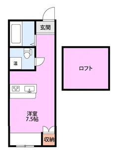 ノースシティ長者町【3階】の間取り