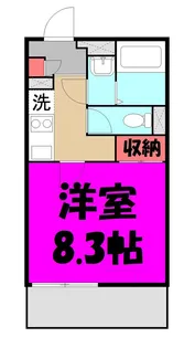 埼玉県蕨市南町3【マンション】の間取り