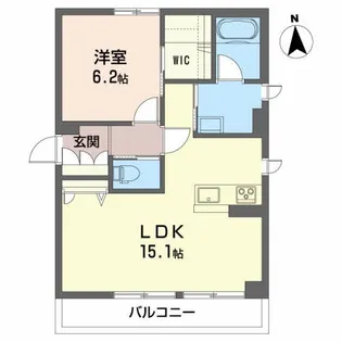 BEREO U【2階】の間取り