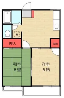 ブランメゾンB【2階】の間取り