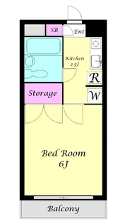 メゾンドリバージュ【3階】の間取り