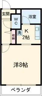 プリモ川曲【1階】の間取り