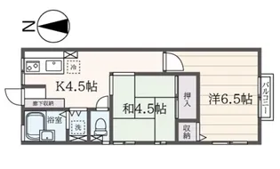 神奈川県川崎市幸区南加瀬4【アパート】の間取り