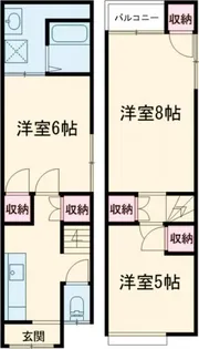 京都府京都市右京区山ノ内中畑町【一戸建】の間取り