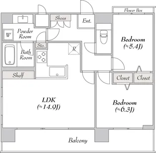 東京都千代田区神田佐久間町3【マンション】の間取り