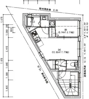スワンクロスビル【4階】の間取り