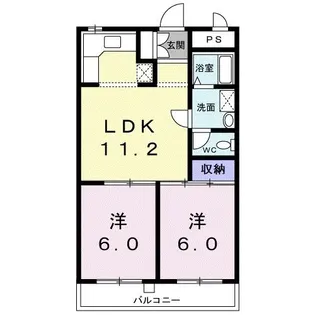 ドミール21【3階】の間取り