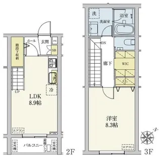 東京都大田区上池台1【マンション】の間取り