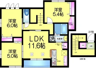千葉県千葉市中央区宮崎町【マンション】の間取り