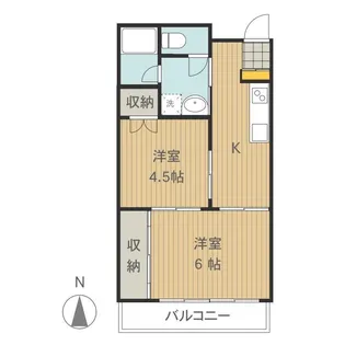グランコルドン【1階】の間取り