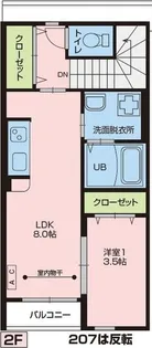RS ResidenceII【2階】の間取り