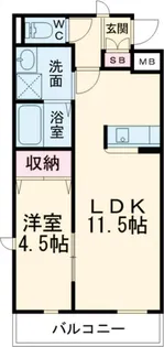 グランヒル【2階】の間取り