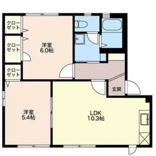 キャンプレース【1階】の間取り