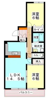 アスリート5【2階】の間取り