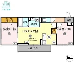 ガーランド【2階】の間取り