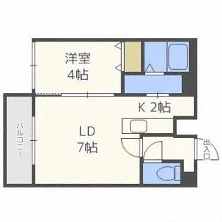 エスポワールN【5階】の間取り