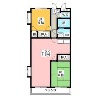 PARK ESTATE 湯山町【1階】の間取り