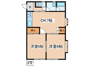 メゾンオカベA棟【2階】の間取り