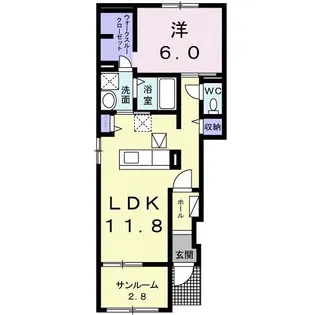フォーリストIV【1階】の間取り