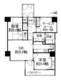 アパガーデンコート京都駅前【11階】の間取り