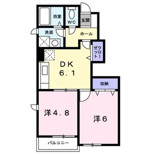 ライジング サンII【1階】の間取り